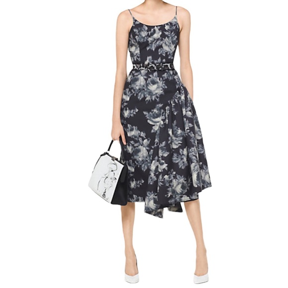 Michael Kors Collection Dresses & Skirts - Michael Kors COLLECTION Chine Floral Mikado Pannier Slip Dress 2 NWOT